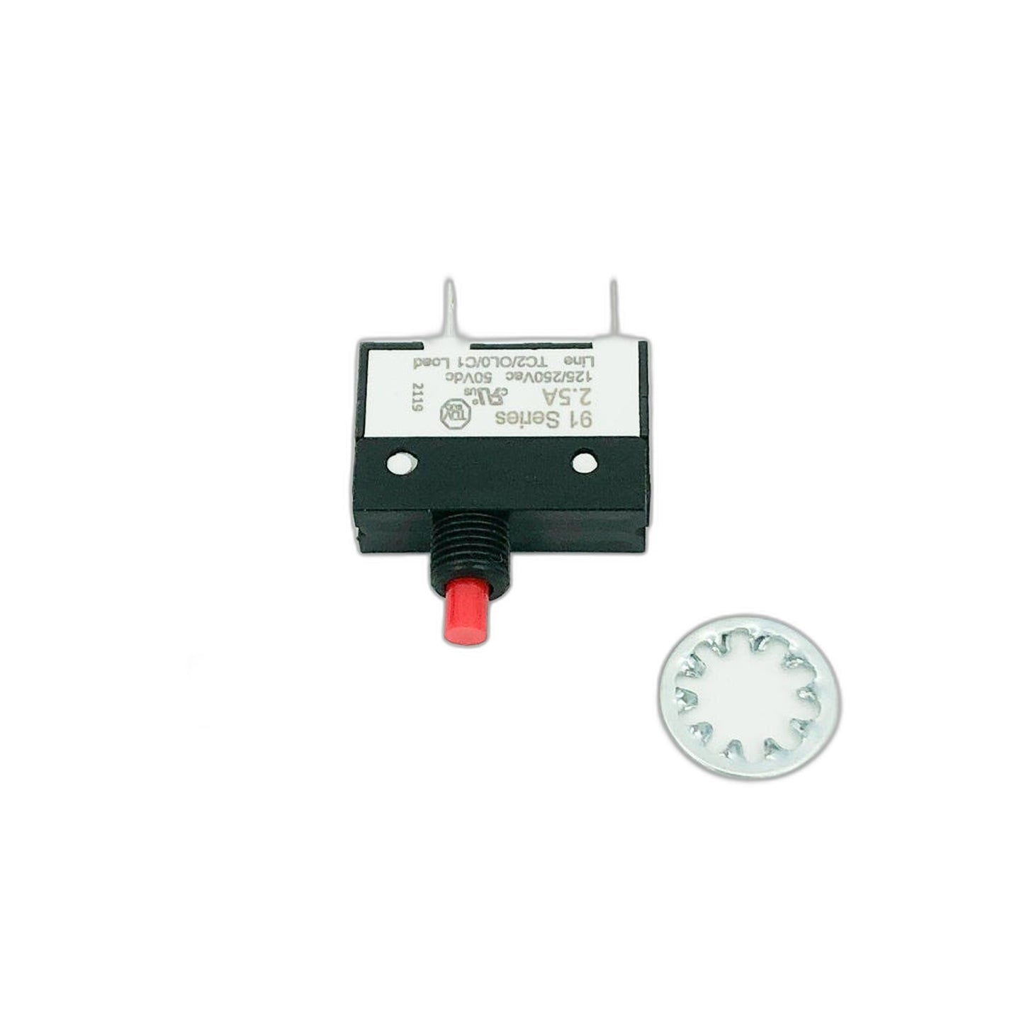Riccar 2.5 Amp Circuit Breaker Assembly for .4 and Newer Power Nozzles