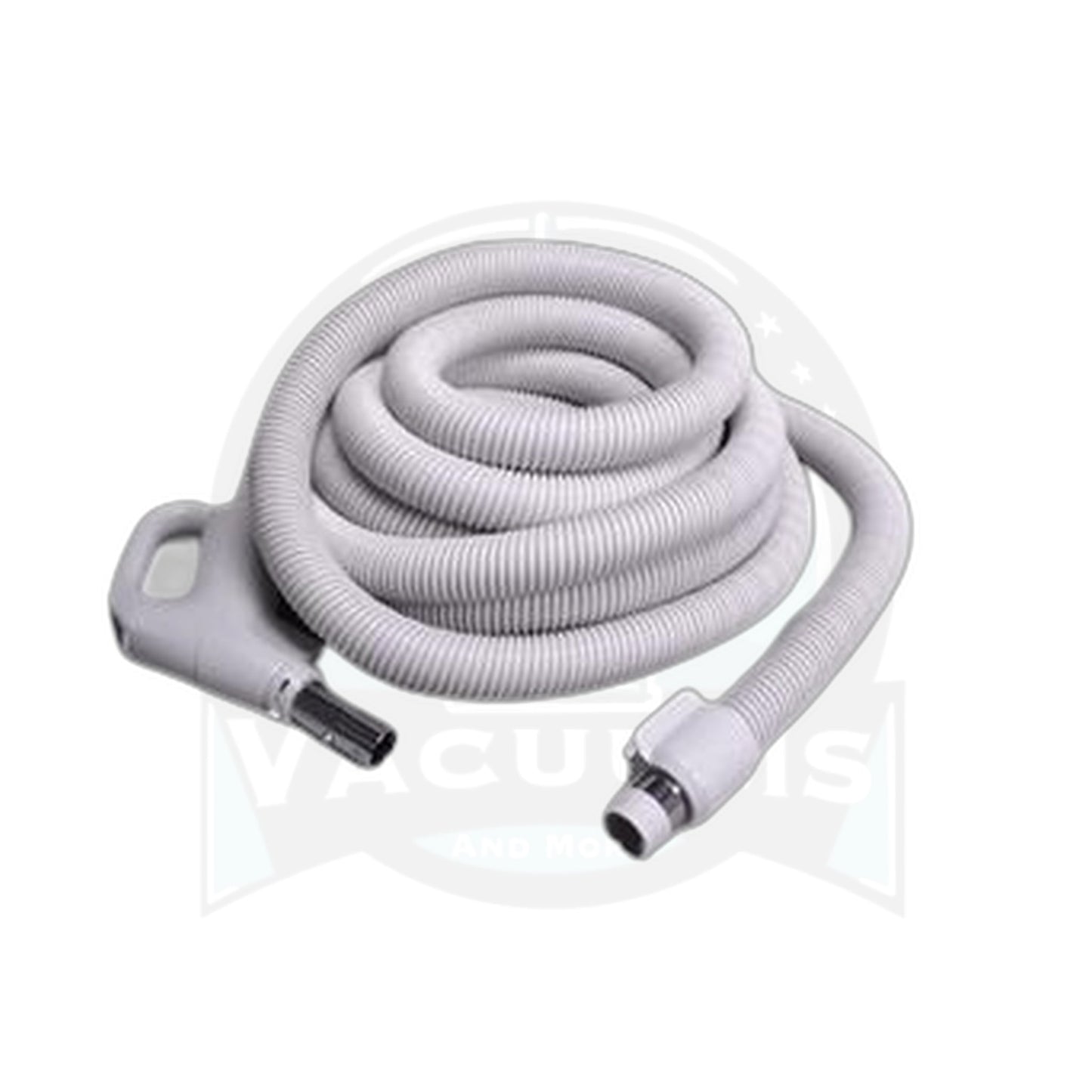Plastiflex 30 ft Dual-Voltage Direct-Connect Central Vacuum Hose, Grey