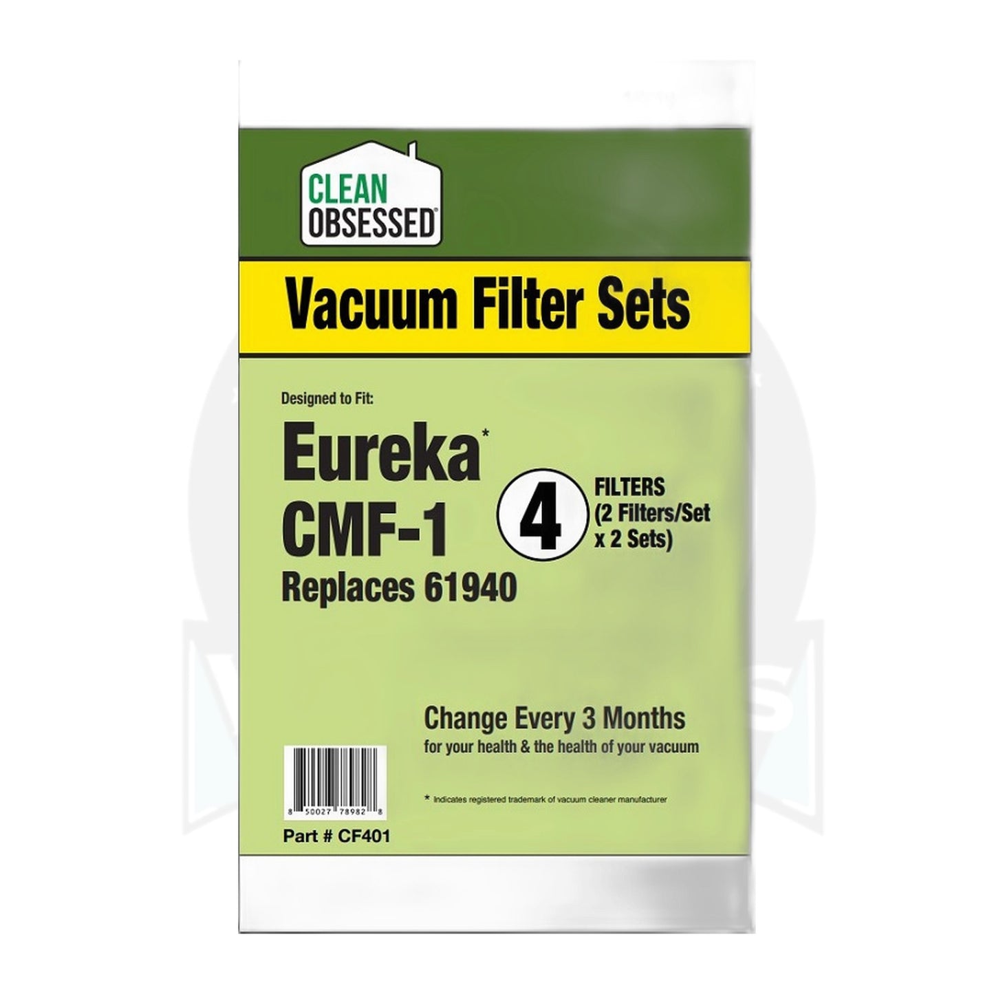 Eureka CMF-1 Filter Sets, Replaces #61740 (2 Sets/Pkg)