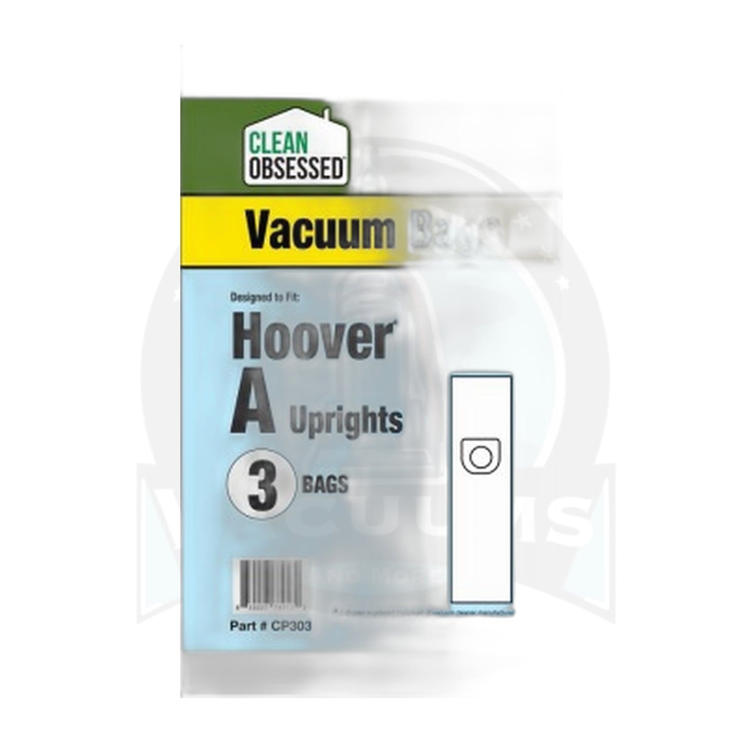 Clean Obsessed Hoover Type A Micro Vacuum Bags, 3-Pack