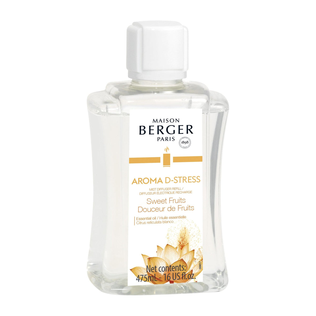 Maison Berger AROMA D-STRESS: Sweet Fruits Mist Diffuser Refill – 475 mL