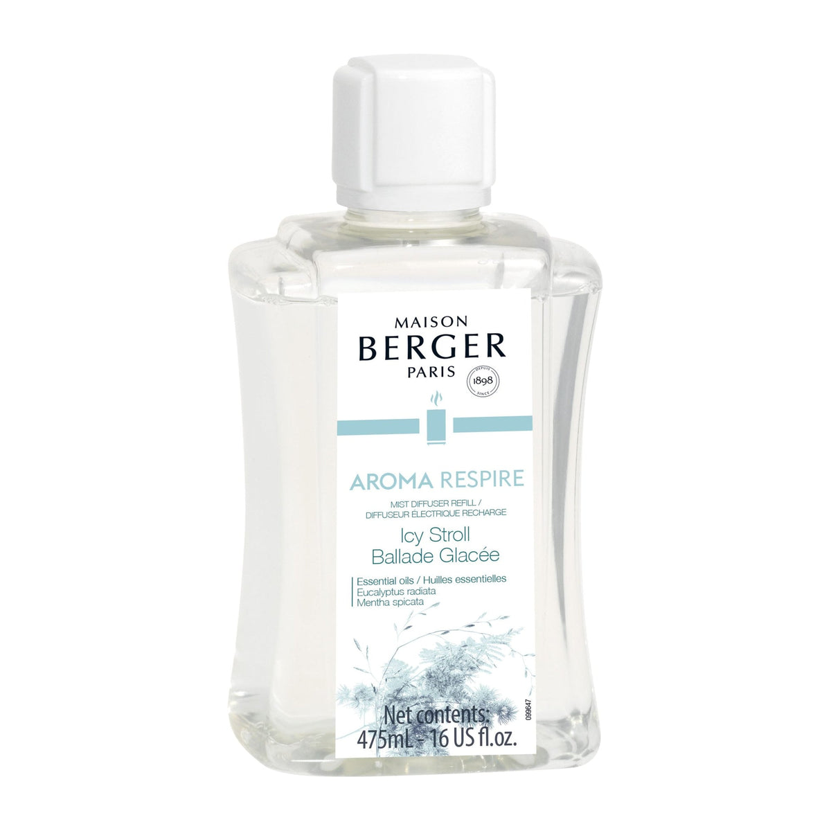 Maison Berger AROMA RESPIRE: Icy Stroll Mist Diffuser Refill – 475 mL