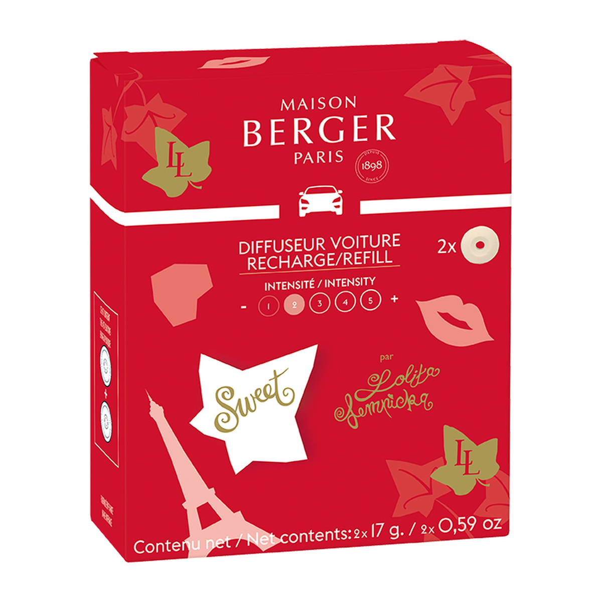 Maison Berger Lolita Lempicka Sweet – Car Diffuser Refill