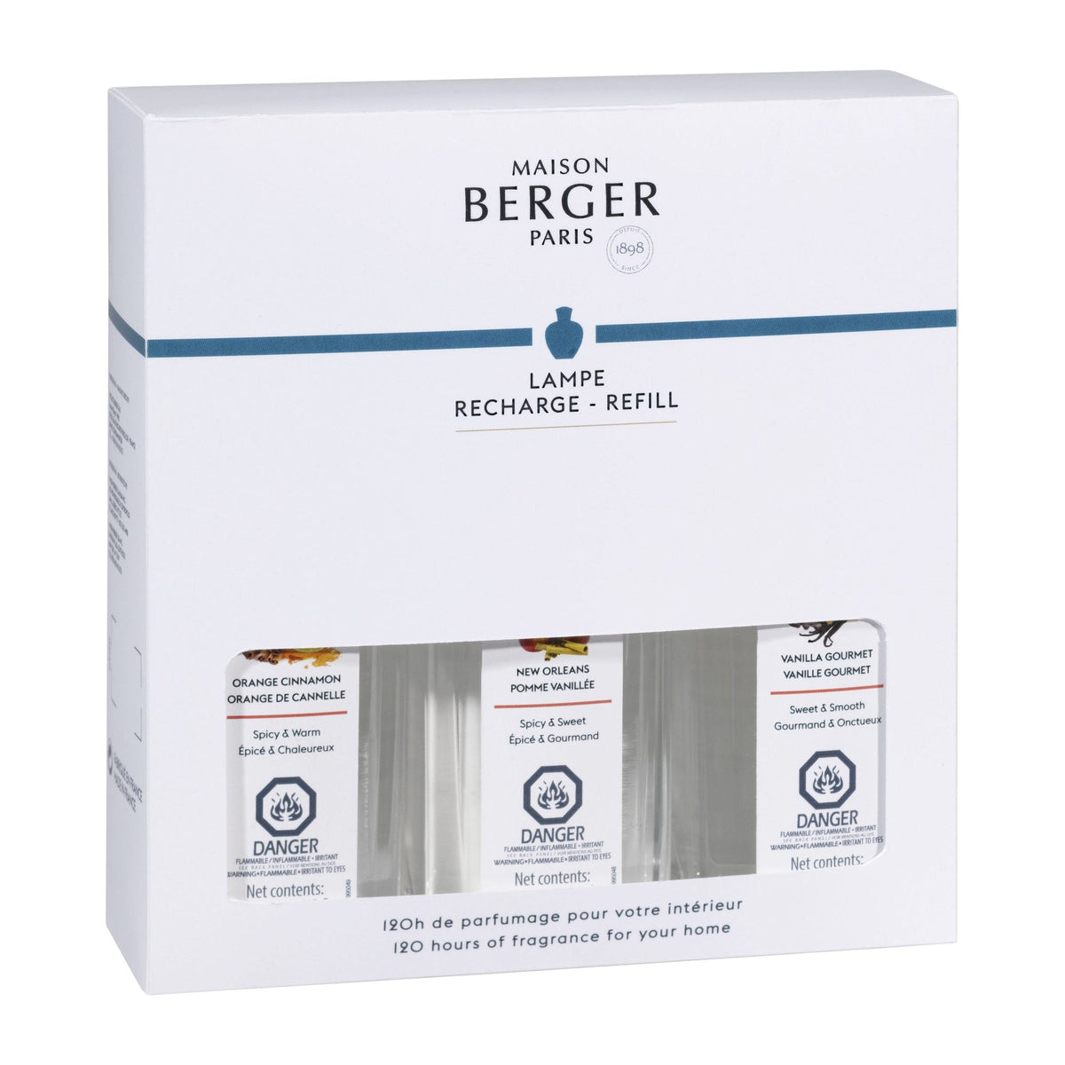 Maison Berger Warm Fragrance Lamp Refill Trio Pack