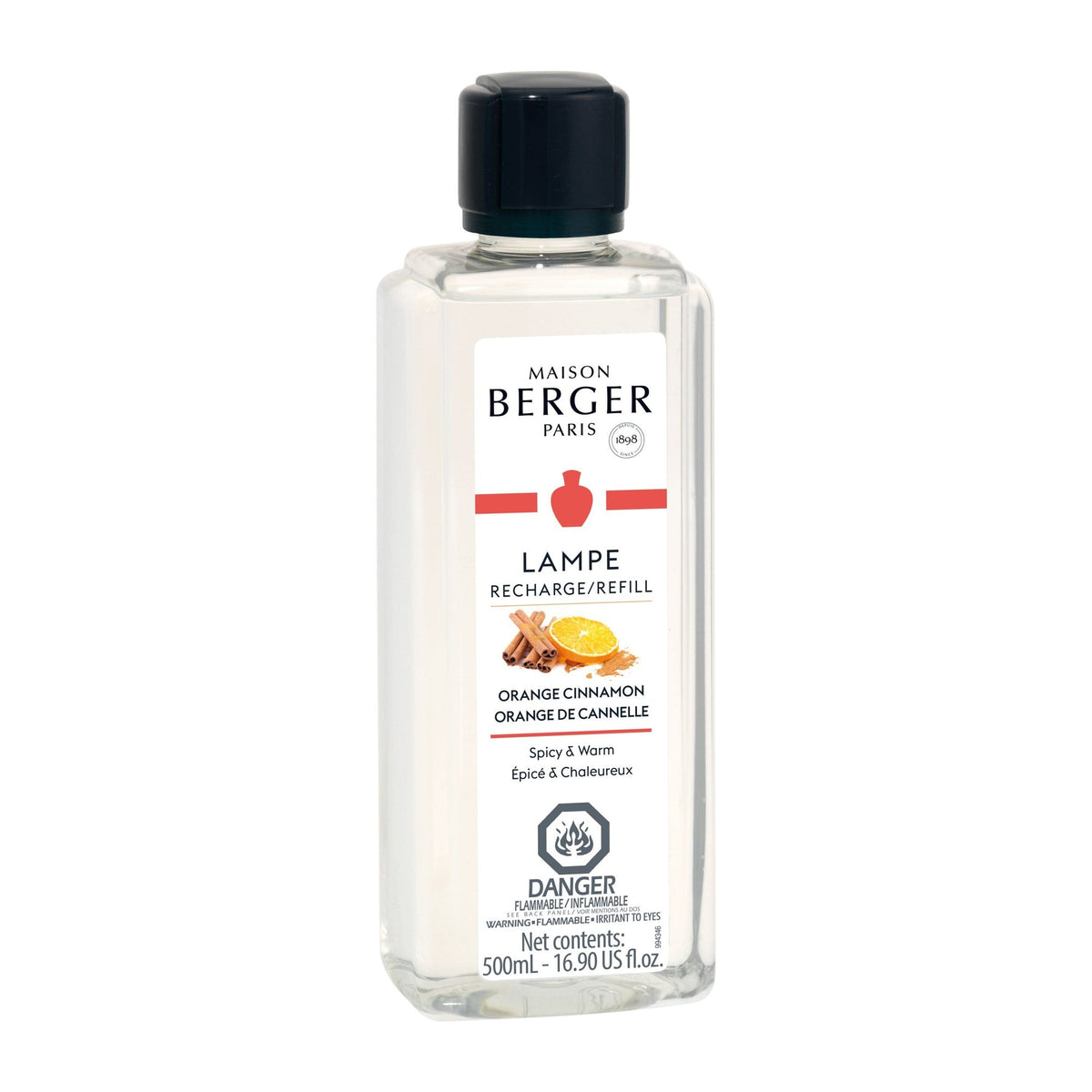 Maison Berger Orange Cinnamon Lamp Refill – 500 mL