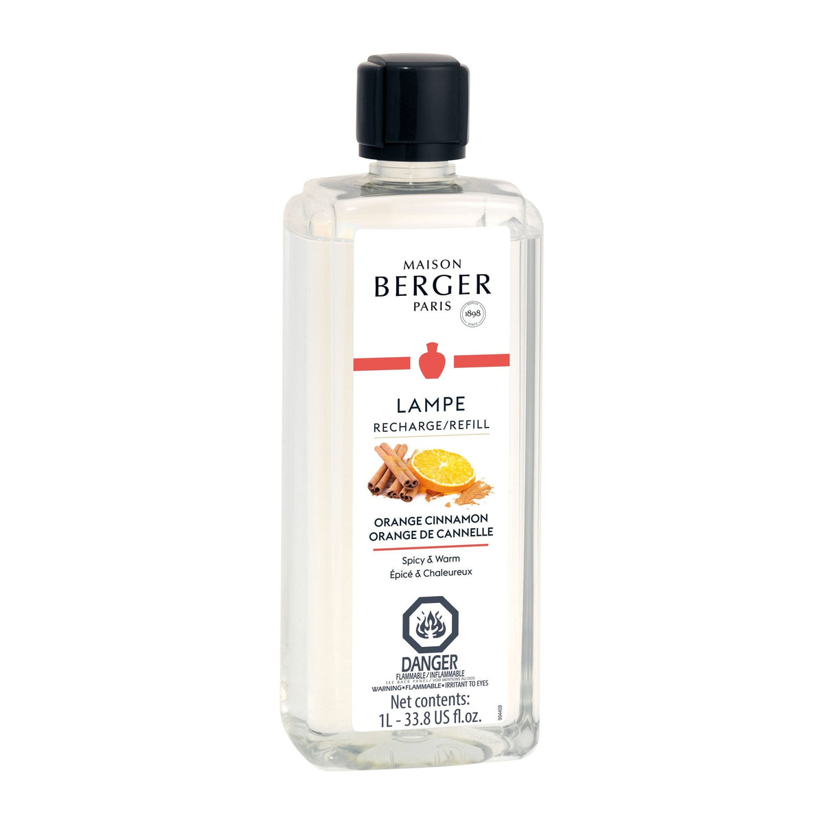Maison Berger Orange Cinnamon Lamp Refill – 1 L