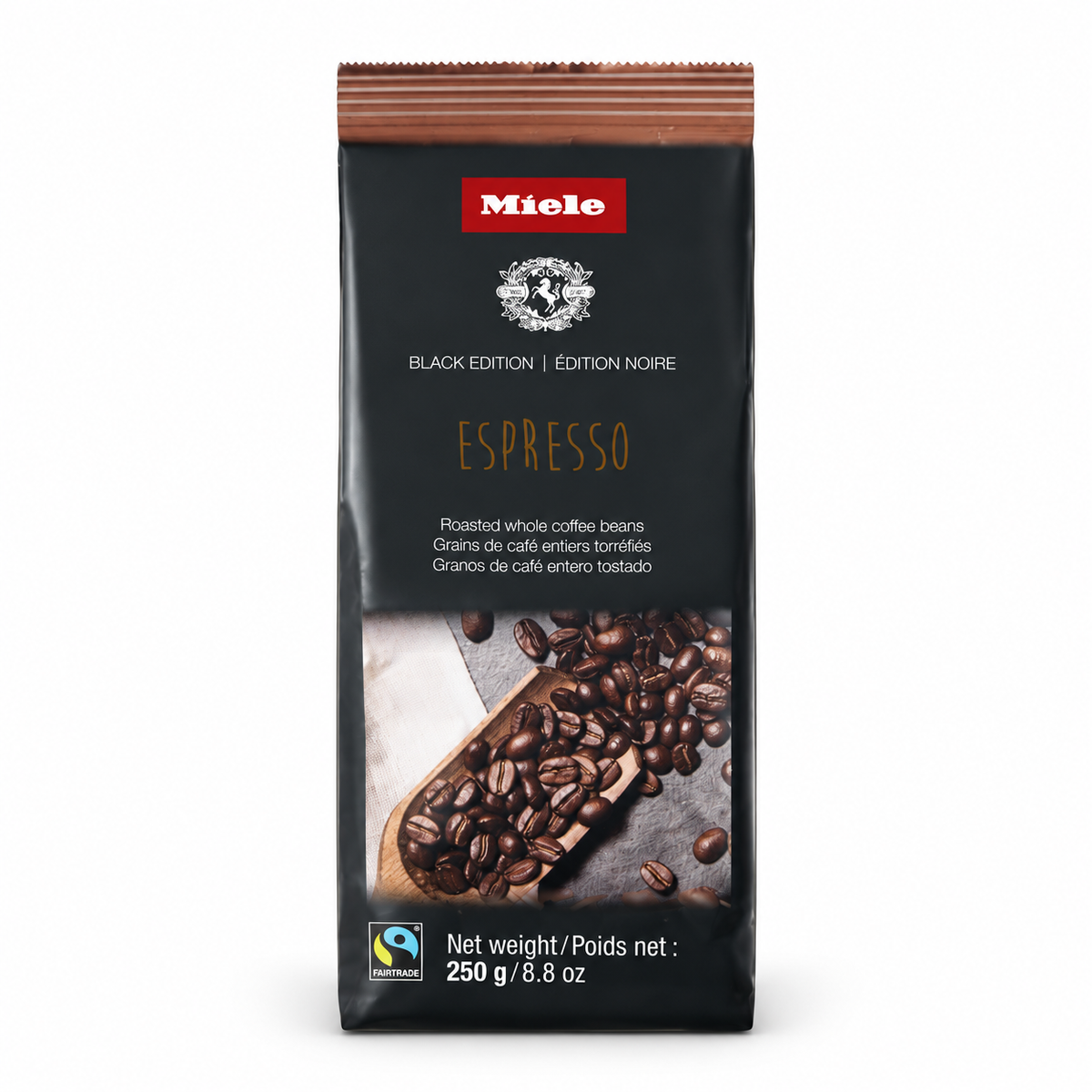 Miele Black Edition Espresso coffee beans, one 250 g bag, 12792190-1