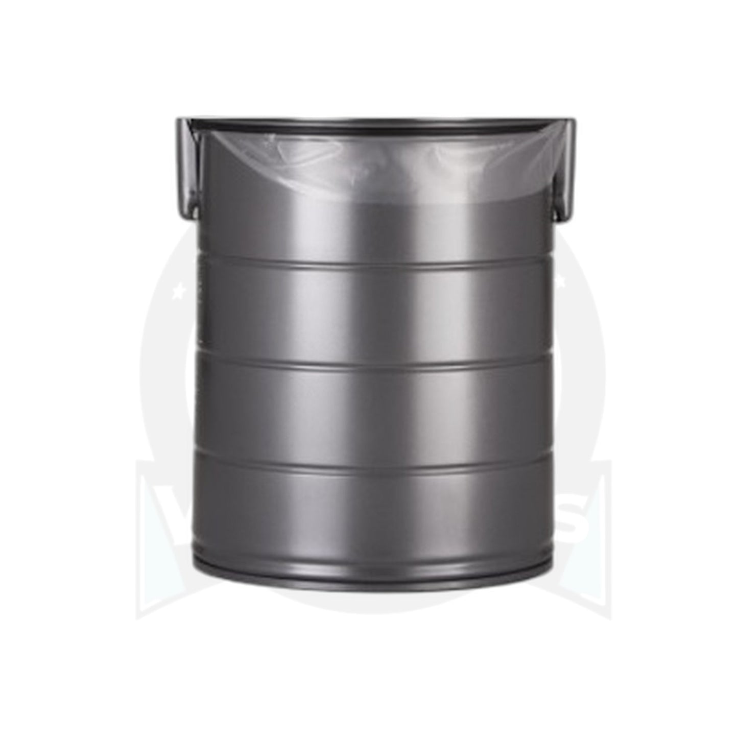 VacuMaid P1251AC Bottom Dump Bucket, Slate Grey, 12" Cans (P125)