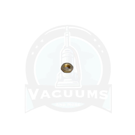 Oreck Fan Nut - 1/4 x 32, Yellow Chrome, Left-Hand Thread