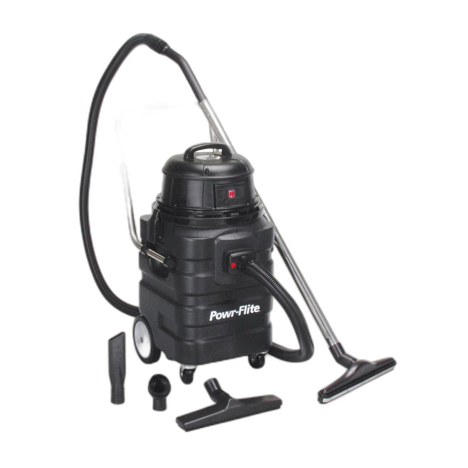 Powr-Flite 15-Gallon Poly Tank Wet/Dry Vacuum with Tool Kit