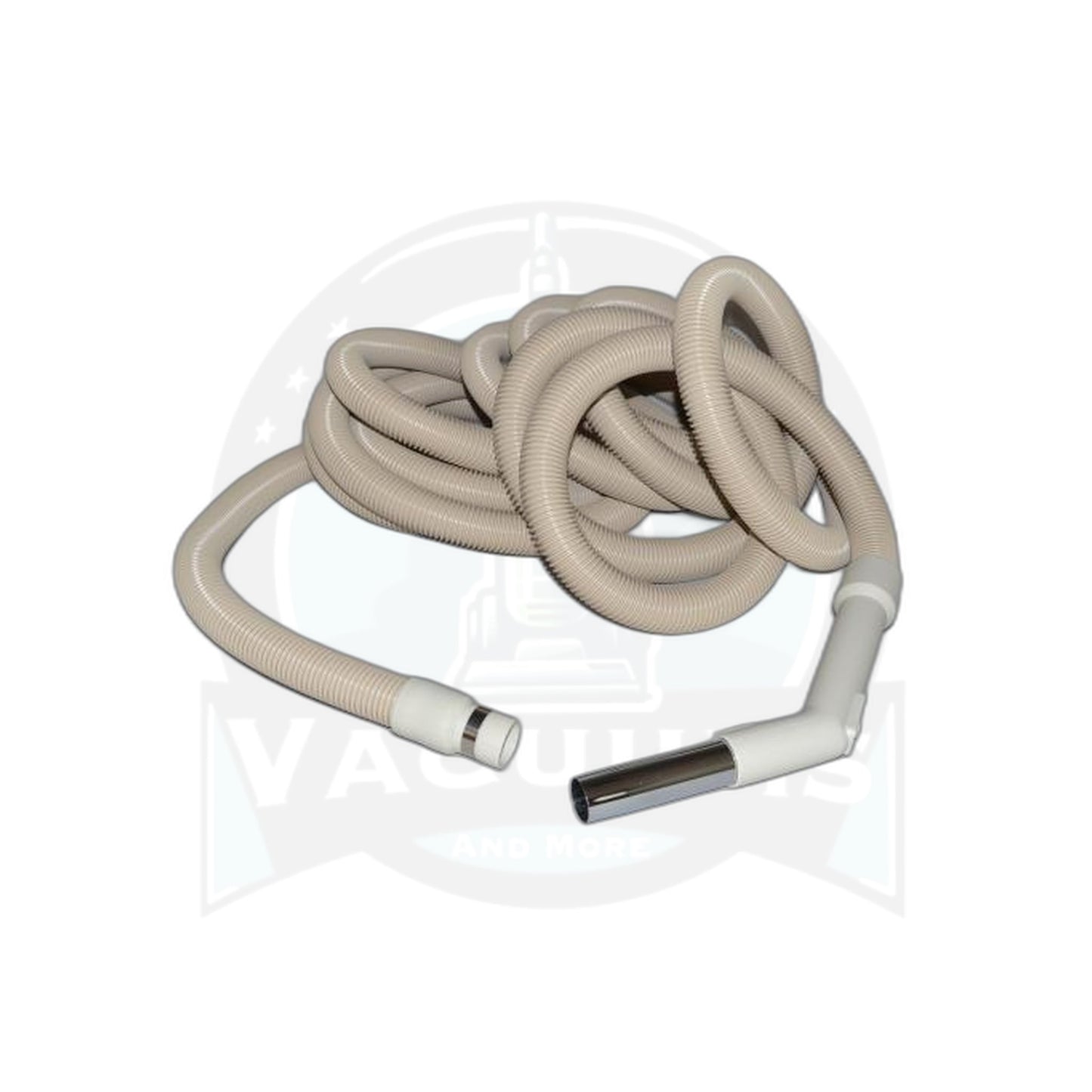 Crush-Proof Central Vacuum Hose - 30 Ft, White