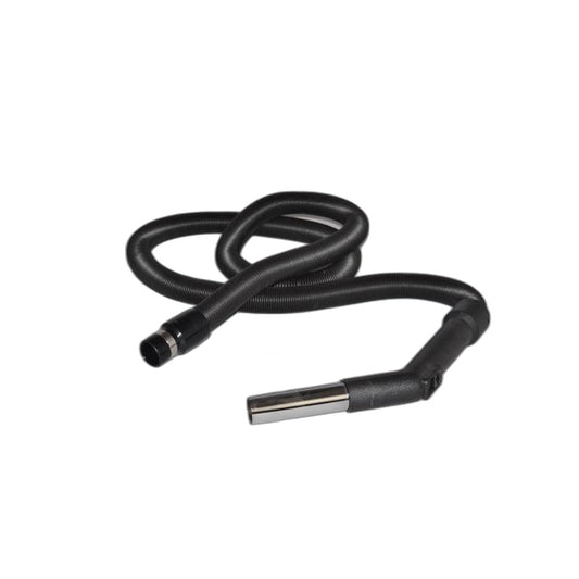 Central Vacuum Stretch Hose 6 to 30 Foot Black with Swivel Grip and Cuff