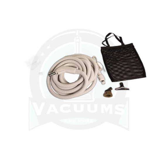 Titan T5 Classic Central Vacuum Kit - 35-Foot Pigtail Hose with Power Nozzle - Titan