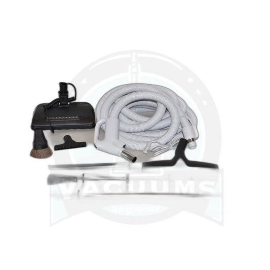 Central Vacuum Kit with T5 Power Nozzle and 35 Ft Pigtail Electric Hose