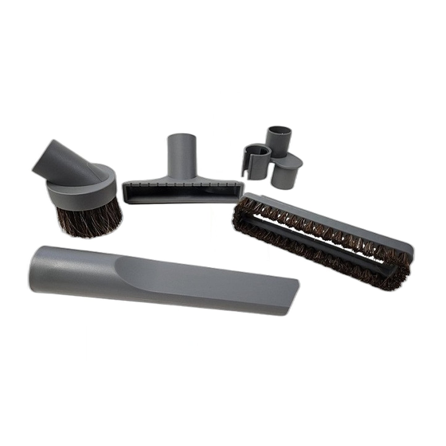 Beam 4-Piece Central Vacuum Tool Kit for Standard Round Wands, Gray