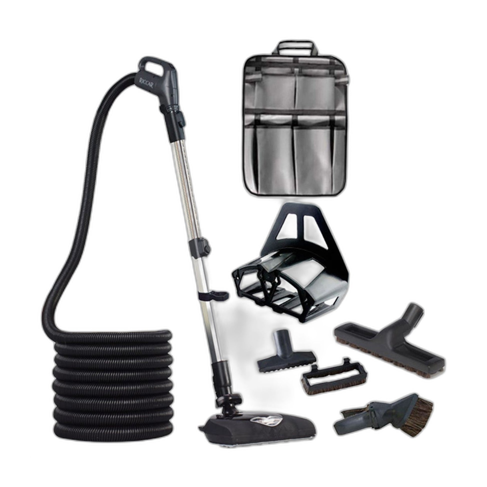 Riccar Central Vacuum Deluxe Attachment Kit with 35 ft. Hose