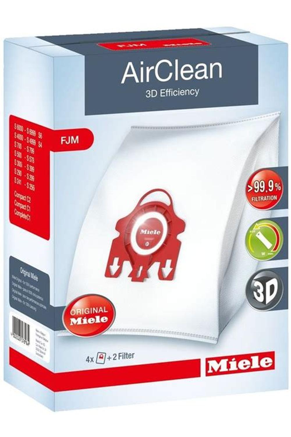 AirClean 3D Efficiency FilterBags - FJM 4 bags