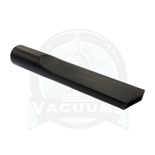 Universal 1-1/4" Crevice Tool, 8" Angle-Cut, Black