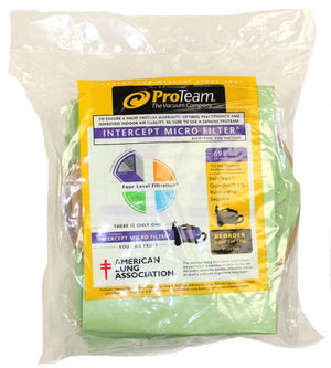 ProTeam 104544 Intercept Micro Bags, 10-Quart, 10-Pack