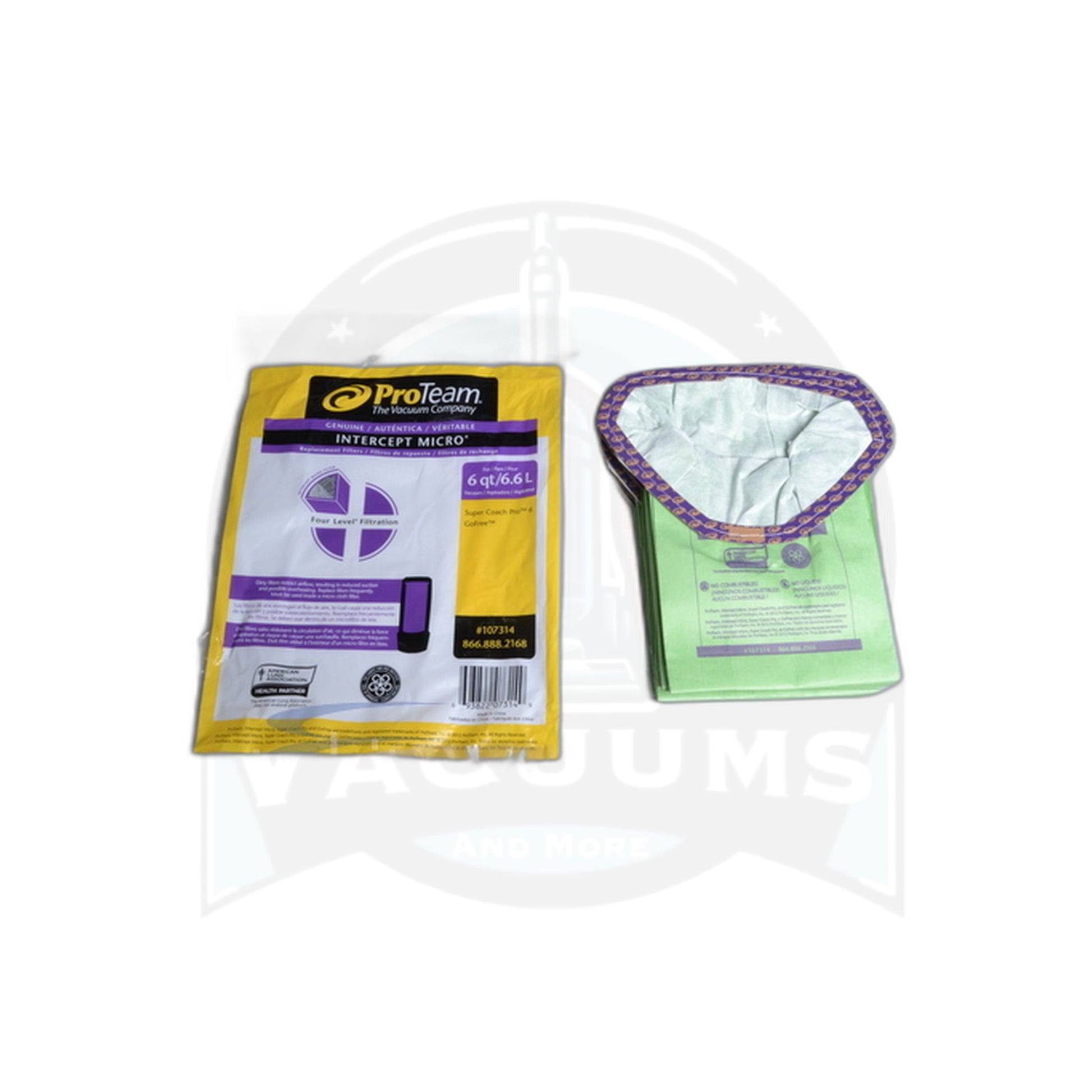 ProTeam Paper Bags - Super Coach Pro 6, 10 Pack - ProTeam