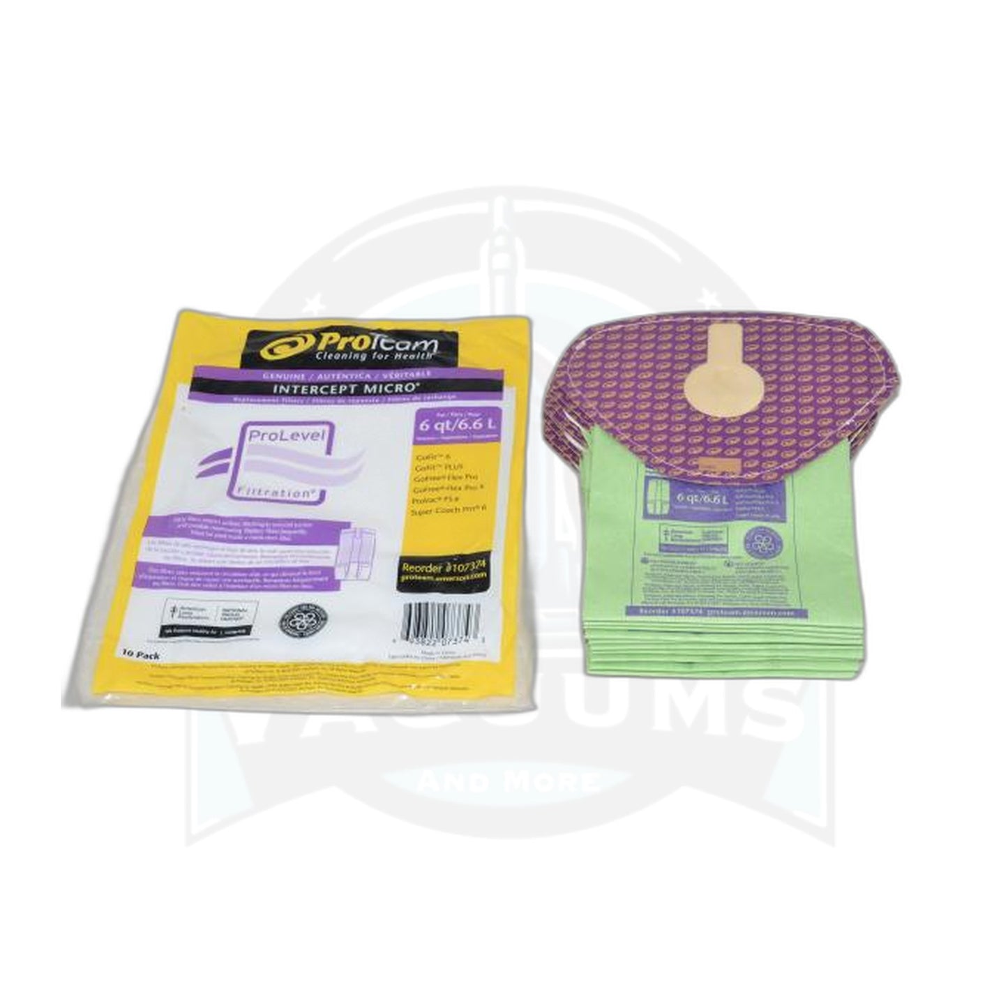 Paper Bags - ProTeam GoFit 6 / Super Coach Pro 6 / ProVac FS 6, 10-Pack - ProTeam