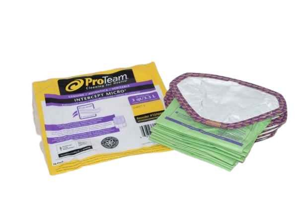 ProTeam 107666 GoFit 3 Open-Collar Bags, 10-Pack