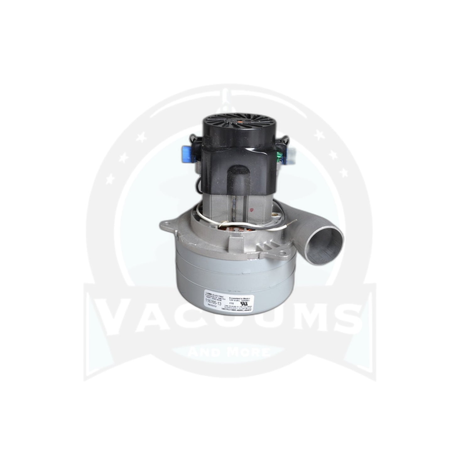 Ametek Lamb 5.7" 3-Stage Bypass Motor - 136" Water Lift, 95 CFM, 465 Air Watts - Lamb