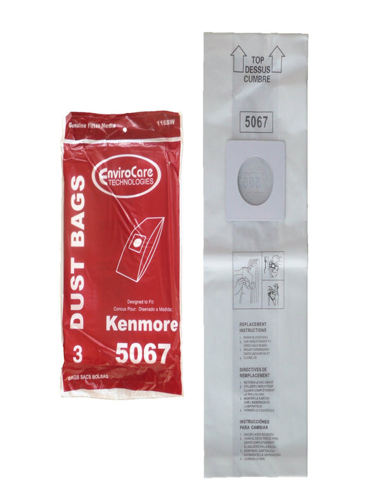 EnviroCare 116SW Bags for Kenmore Type X, 3-Pack