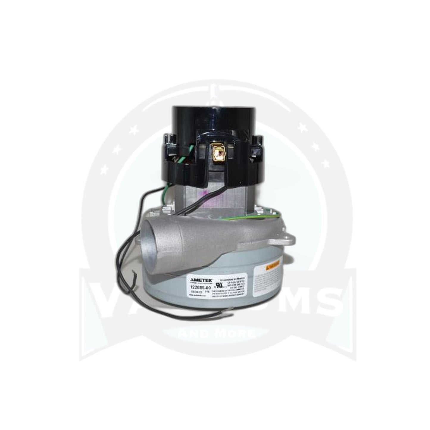 Ametek Lamb 2-Stage Tangential Bypass Vacuum Motor - 5.7 Inch Diameter