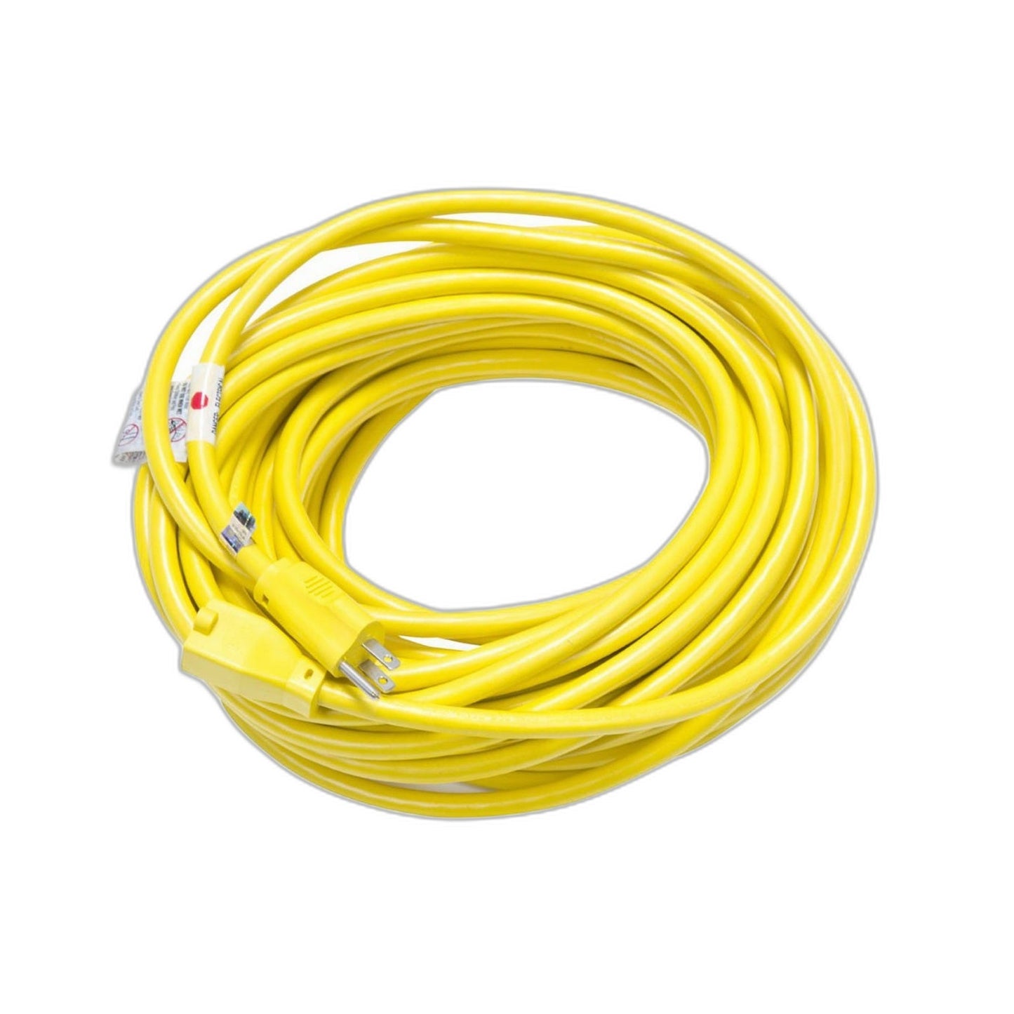 75 ft Yellow 12/3 SJTW Extension Cord