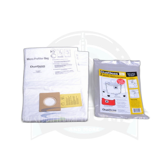 WunderBag Micro Pre-Filter Bags - Dustless Love-Less Ash 12-18 Gallon (2-Pack) - Loveless