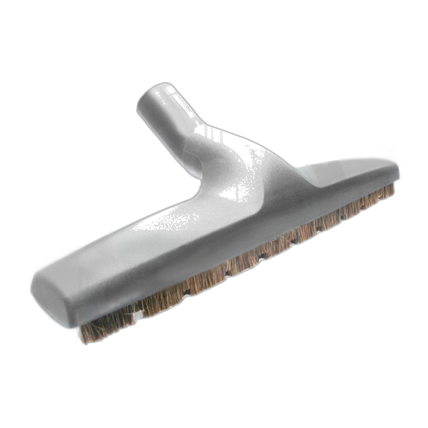 Wessel-Werk D320 12-1/2" Floor Brush, 1-1/4" Fit, Light Grey/Wheels