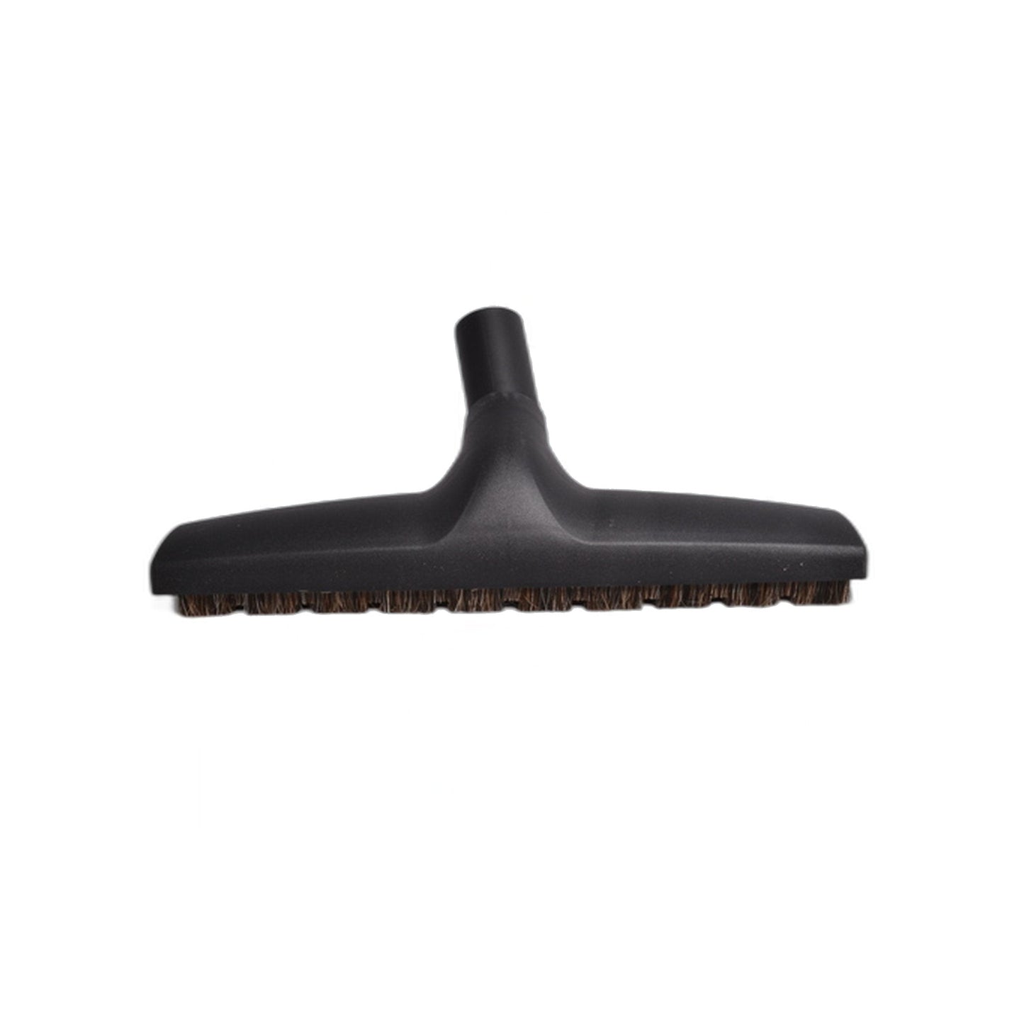 Wessel Werk Black Floor Brush - 1 1/4" - 12.5" with Wheels - Horsehair Bristle