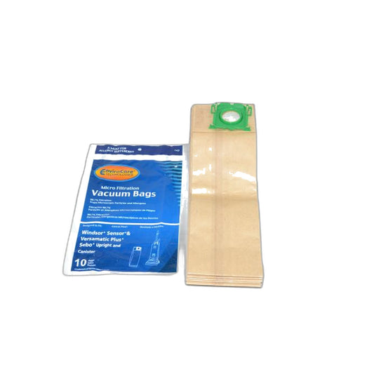 Windsor Micro Filtration Vacuum Bags - S12, S15, SR12 Series, 10-Pack