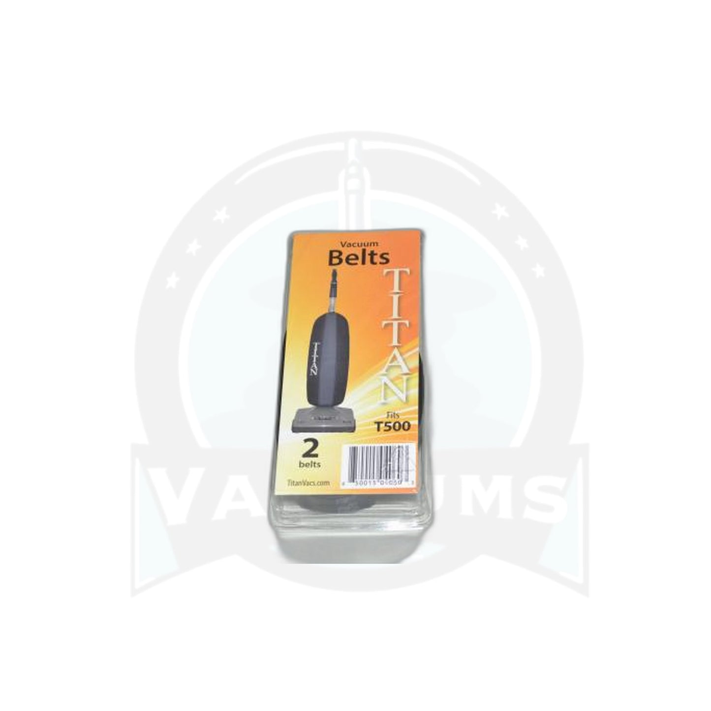 Titan T500 Cordless Upright Vacuum Flat Belt 2-Pack - Titan