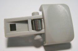 Release Button with leaf spring, for ET-1, ET-C, and FELIX White swivel necks (light gray)