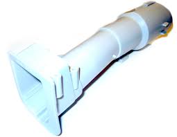 Connector Tube from suction neck to cleaning wand, for 370 series (light gray)