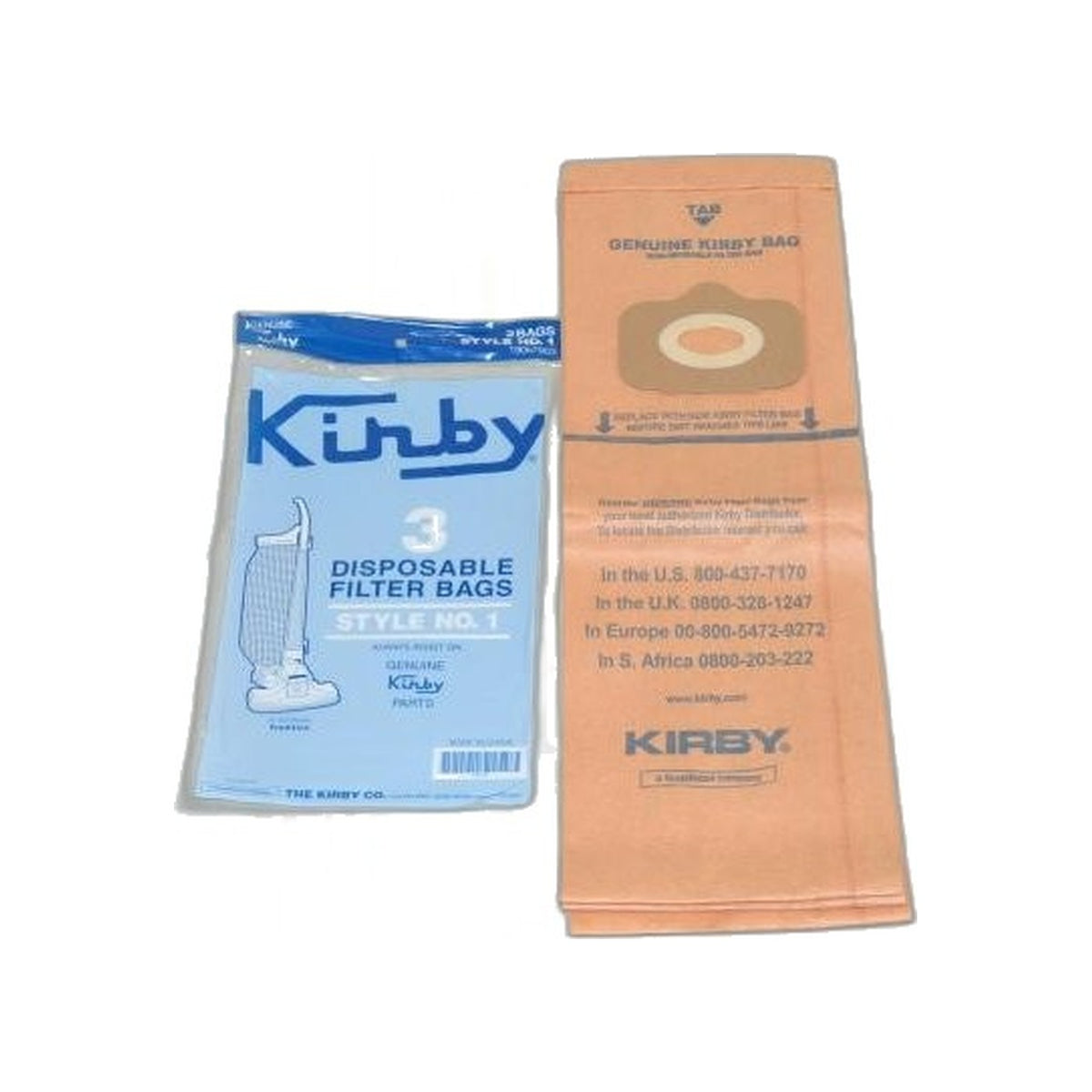 Kirby Tradition Upright Paper Bags - Type #1, 9 Pack