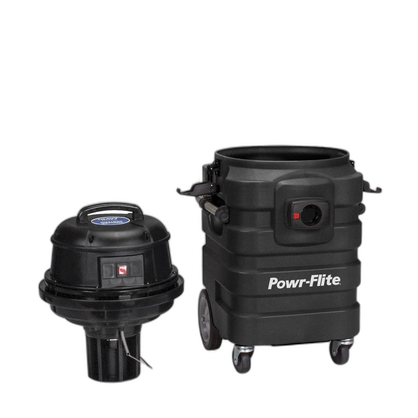 Powr-Flite 15-Gallon Poly Tank Wet/Dry Vacuum with Tool Kit