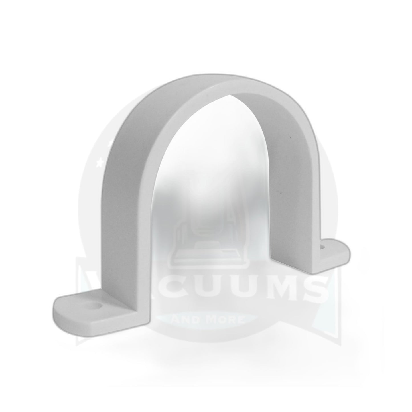 Central Vac Pipe Strap, 2" White - Mounting Clamp (Sold Each)