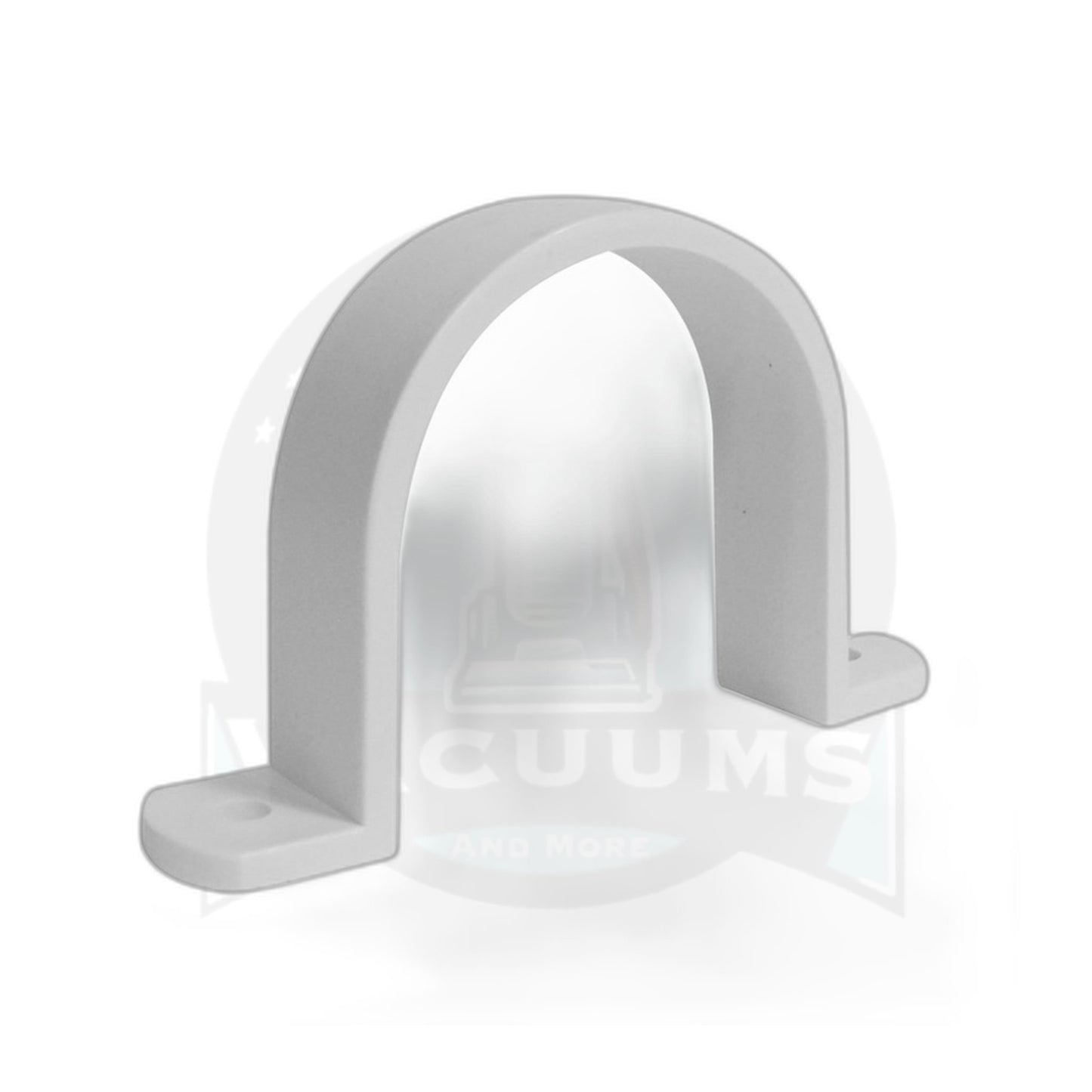 Central Vac Pipe Strap, 2" White - Mounting Clamp (Sold Each)