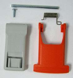 Foot Pedal, with axle, spring, and screw, for 370 COMFORT (orange)