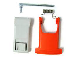 Foot Pedal, with axle, spring, and screw, for 370 COMFORT (orange)