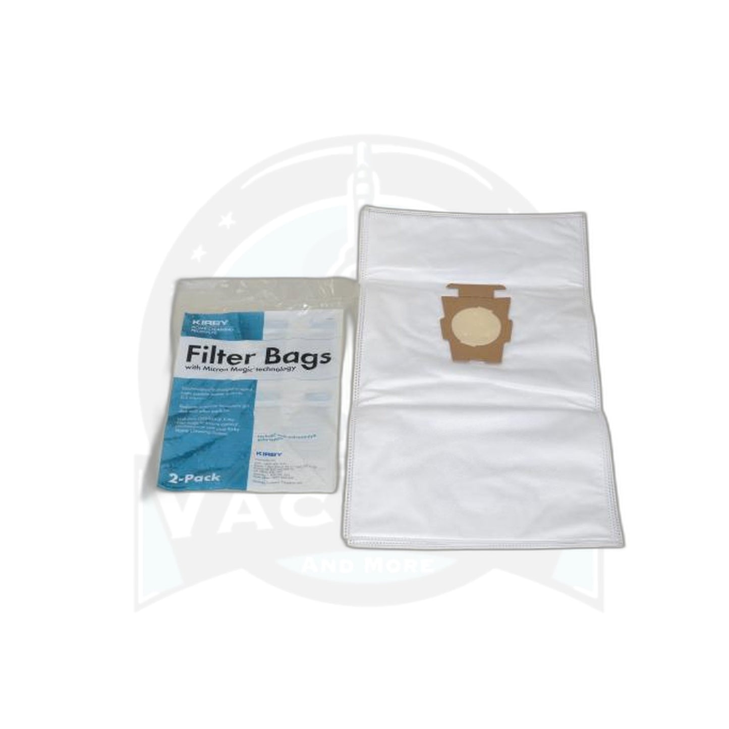 Kirby Universal F Allergen Paper Bags - 2 Pack, Upright Fits Gen 3 Through Sentria II