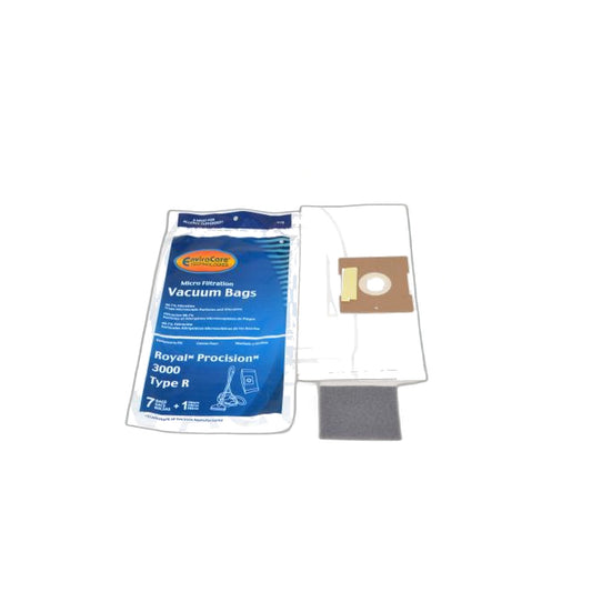 Dirt Devil R Micro Paper Bags - Royal Canister - 7 Pack Plus Filter