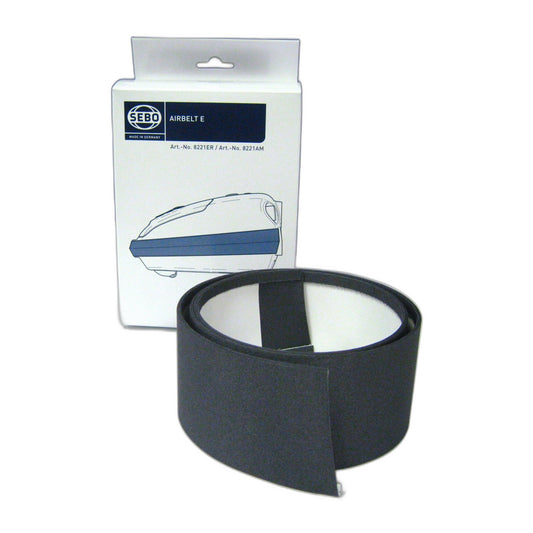 SEBO AIRBELT Textile for AIRBELT E1, E2 and E3 — Gray Black, Solid