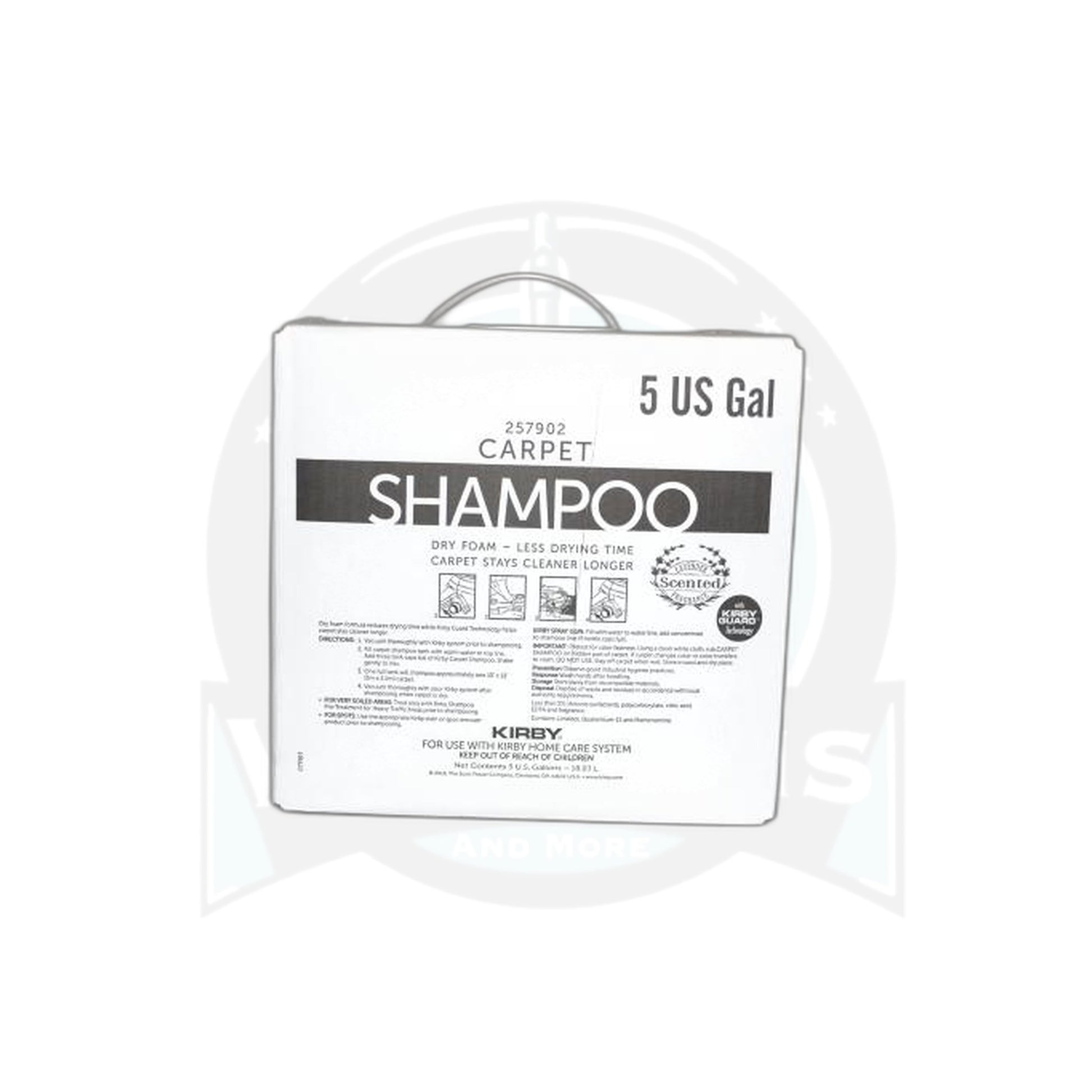 Carpet Shampoo 5-Gallon Cube (Lavender, Dry Foam) - Kirby - Kirby