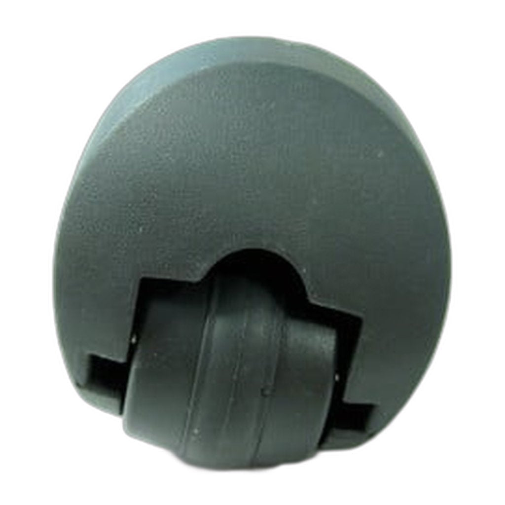 SEBO Bottom Casing Castor for AIRBELT K Canisters — New Style, Gray Black