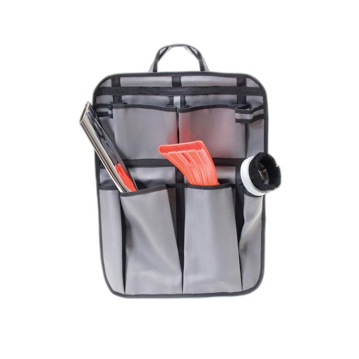 Central Vacuum Tool Caddy with Six Pouches and Shoulder Strap