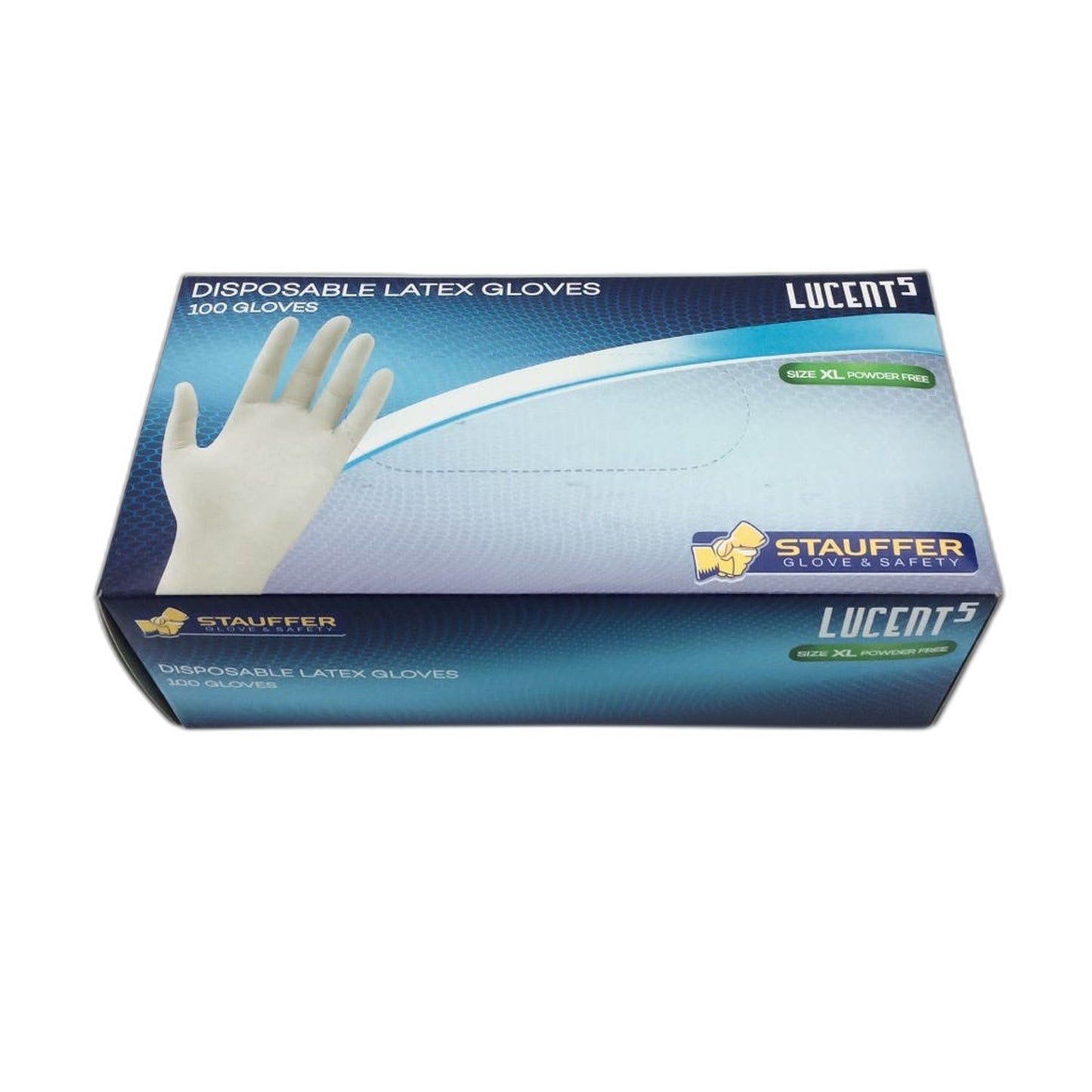 Powder-Free Latex Gloves, X-Large - Box of 100